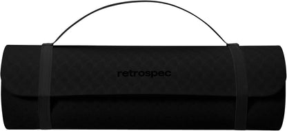 Retrospec Zuma Yoga Mat | 1/2 Inch Thick Non Slip Workout Mat | TPE Exercise Mat for Yoga, Pilates & Stretching | 72x24in