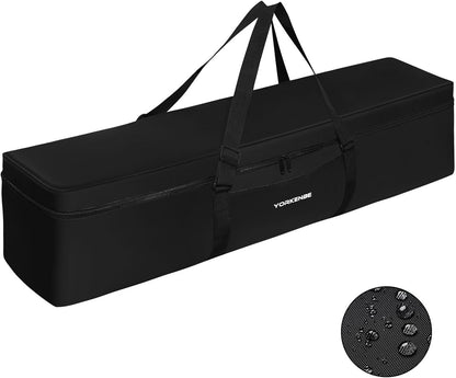 Camping Chair Replacement Bag, 42 Inch Extra Large Zippered Cot Bag, Waterproof Foldable Carrying Case with Handle Strap, Large Mouth fits Most Cots & Chairs for Travel Outdoor