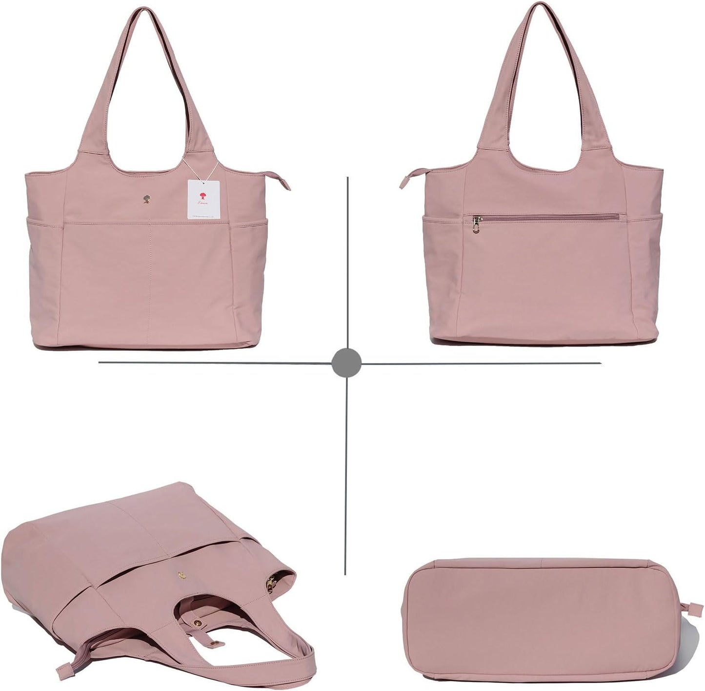 ESVAN Yoga Tote Bag Mat bag Women Shoulder Bags Carryall Tote for Travel Office Workout Gym Nurse Beach