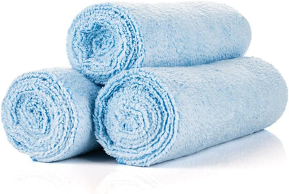 The Rag Company - Sport & Workout Towel - Gym, Exercise, Fitness, Spa, Ultra Soft, Super Absorbent, Fast Drying Premium Microfiber, 320gsm, 16in x 27in, Lavender - Pack of 3