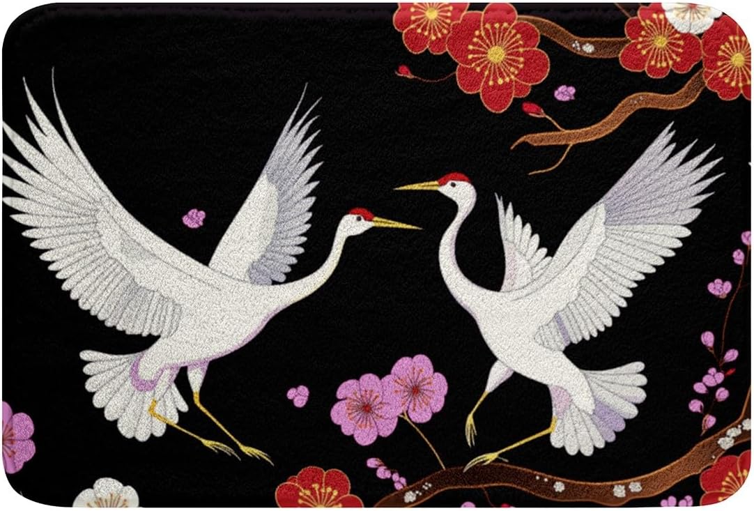 Erosebridal Yoga Bathroom Rugs Gradient Bath Mat,Meditation 20"X 32" Doormats Floor Mats for Kids Boys Girls Teens Lotus Art Non Slip Bath Rug
