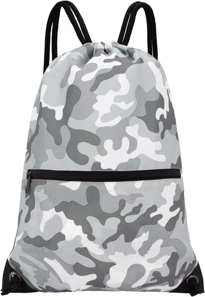 HOLYLUCK Drawstring Backpack Bag Sport Gym Sackpack - Colors A