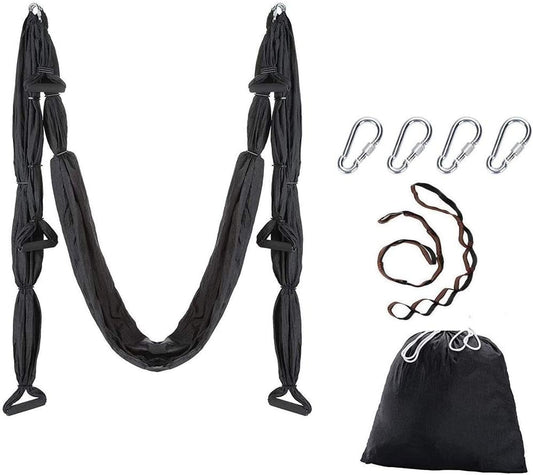 Aerial Yoga Swing Set, Ultra Strong Hammock Trapeze Extension, Antigravity Ceiling Hanging Sling Inversion Exercises