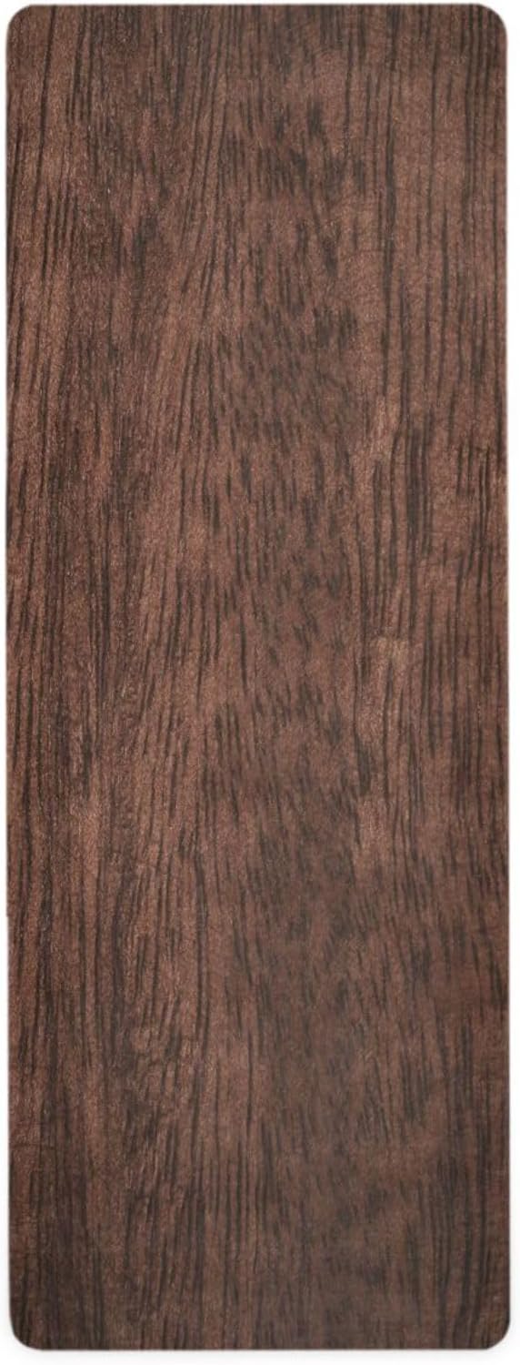 YETTASBIN Brown Solid Wood Yoga Mat for Women Men, Non Slip Exercise Mat Portable Travel Workout Mat with Storage Bag for Home Yoga, Pilates, Fitness 71x 26 Inch