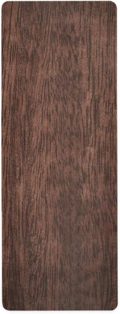 YETTASBIN Brown Solid Wood Yoga Mat for Women Men, Non Slip Exercise Mat Portable Travel Workout Mat with Storage Bag for Home Yoga, Pilates, Fitness 71x 26 Inch