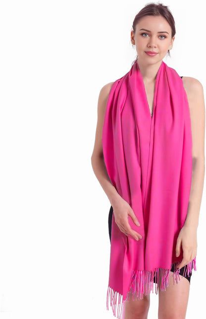 Pashmina Scarf and Shawl - Soft Women Pashminas Wrap for Wedding Evening Party dresses
