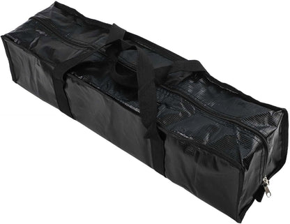 Yoga Storage Bag for Mats, Floor Covers, Photography Lights and Tripods with Foldable Function for Outdoor Convenience (Black, 60 x 15 x 15 cm)