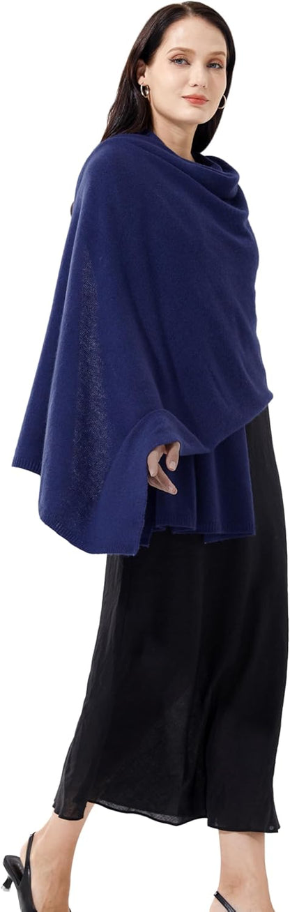Soft Cashmere Blend Wrap Chic Scarf Stole for Women Wayfarer Travel Extra Large 87"x28" - Colors B