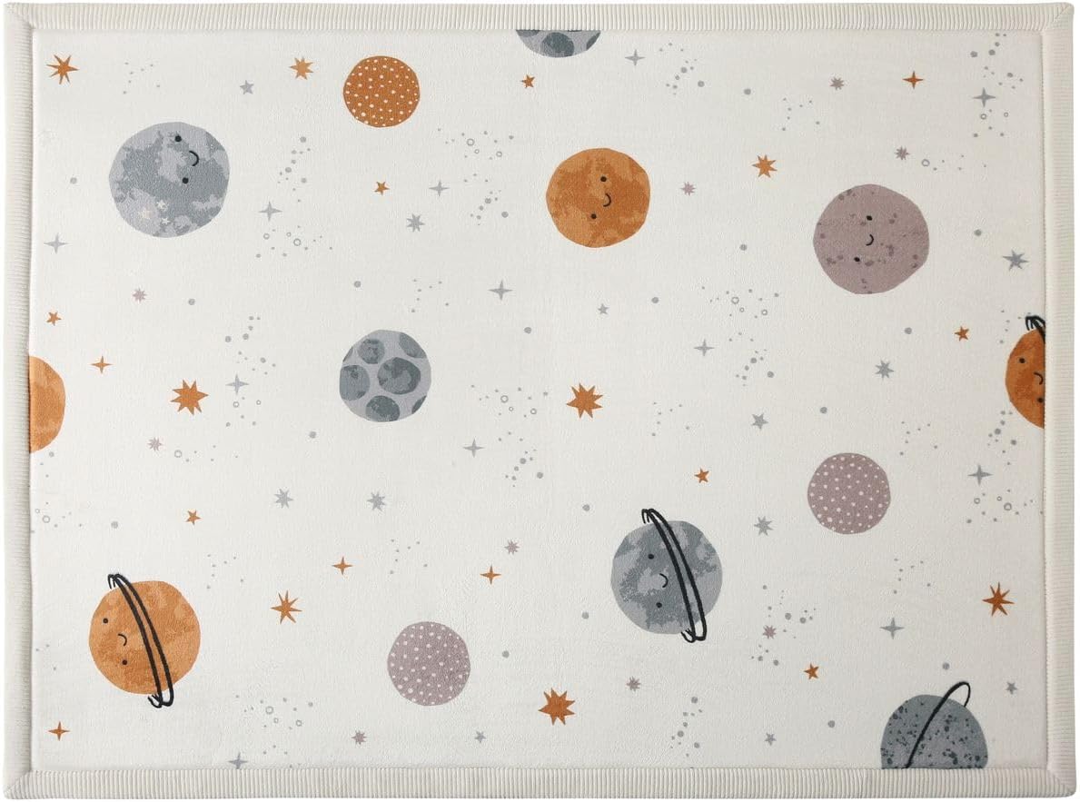 Hakuna Matte CloudSoft Mat for Floor 60" x 80" Beige – Coral Velvet Memory Foam Rug – Non-Slip, Water-Resistant
