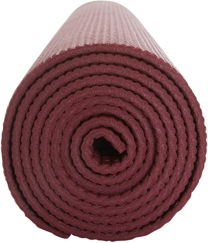 Everyday Yoga Deluxe Mat, Spacious 72"x24" Non-Slip Yoga Mat for Comfortable Home Workouts, 3-5mm Extra Thick