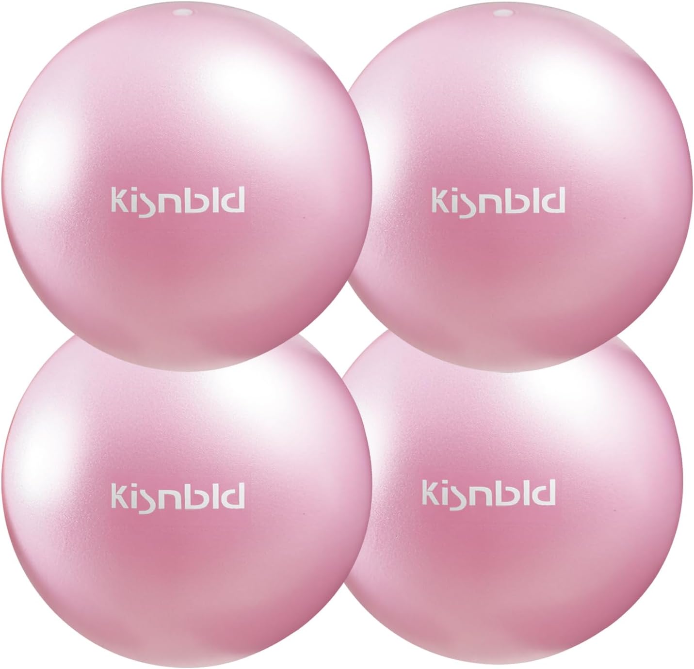 kisnbld Small Exercise Ball, 9 Inch Mini Pilates Ball, Anti Burst and Slip Resistant Mini Yoga Ball for Stability, Fitness, Physical Therapy, Stretching & Core Strength Workout at Home Gym & Office