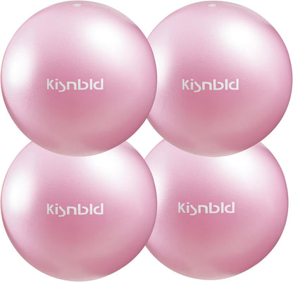 kisnbld Small Exercise Ball, 9 Inch Mini Pilates Ball, Anti Burst and Slip Resistant Mini Yoga Ball for Stability, Fitness, Physical Therapy, Stretching & Core Strength Workout at Home Gym & Office