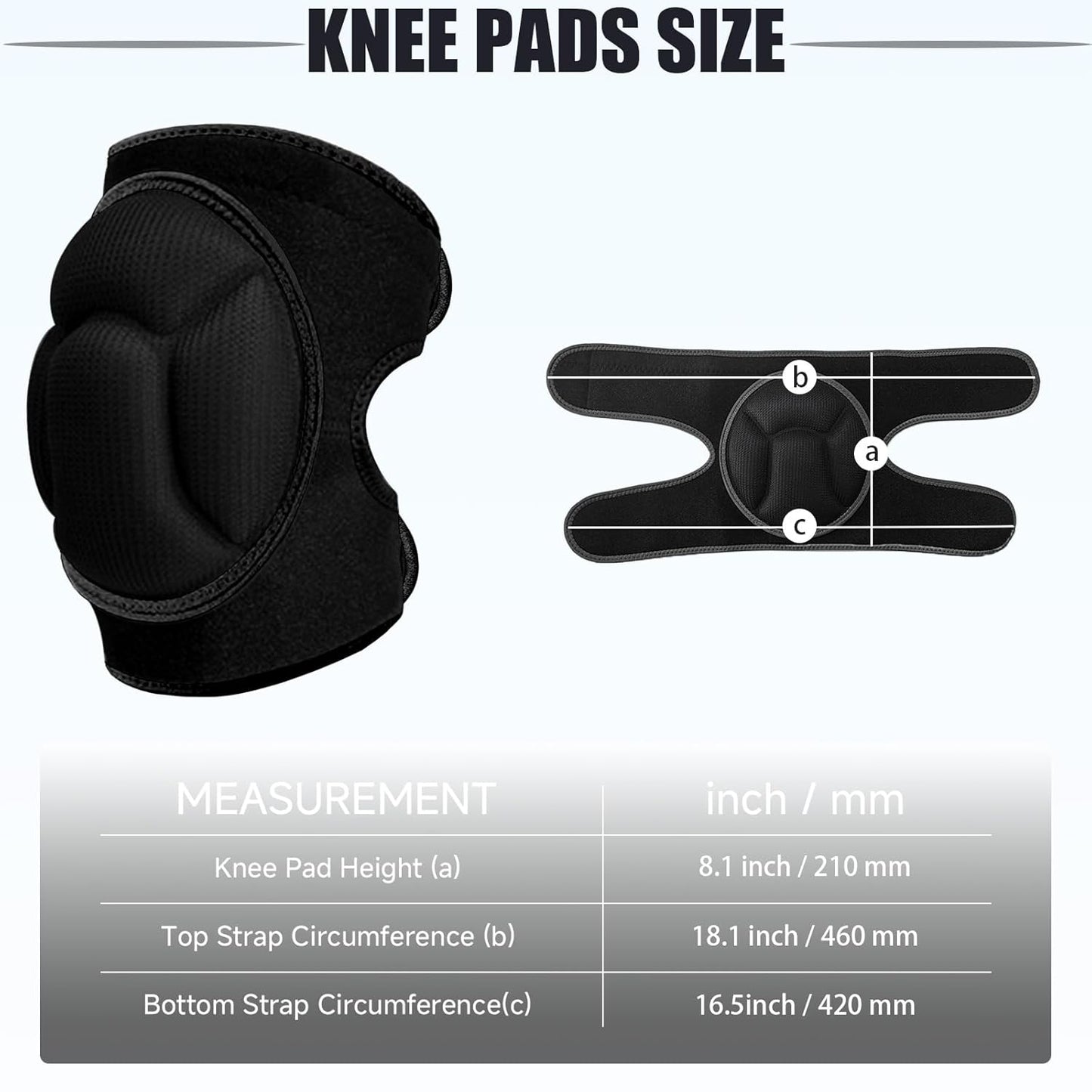 Knee Pads, Thick Sponge Anti-slip, Collision Avoidance Knee Pads, for Running, Mountaineering, House Working,Gardening Maintain (Pink, Large)