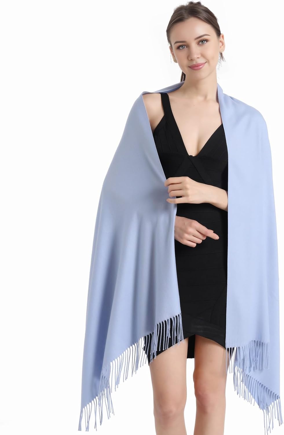 Pashmina Scarf and Shawl - Soft Women Pashminas Wrap for Wedding Evening Party dresses
