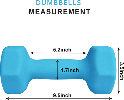 Balelinko Home Gym Equipment Workouts Strength Training Weight Loss Pilates Weights Yoga Sets Weights for Women, Men, Seniors and Youth