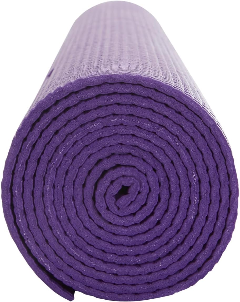 Everyday Yoga Deluxe Mat, Spacious 72"x24" Non-Slip Yoga Mat for Comfortable Home Workouts, 3-5mm Extra Thick