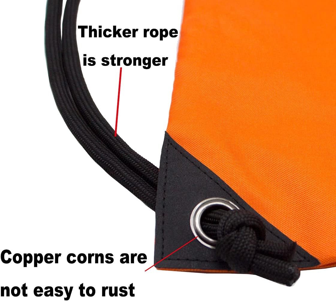 HOLYLUCK Drawstring Backpack Bag Sport Gym Sackpack - Colors B