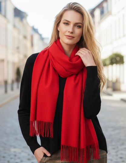 Women's Scarf Pashmina Shawls and Wraps for Evening Dress Wedding Bridal Bridesmaid Winter Warm Long Large Scarves - Colors A