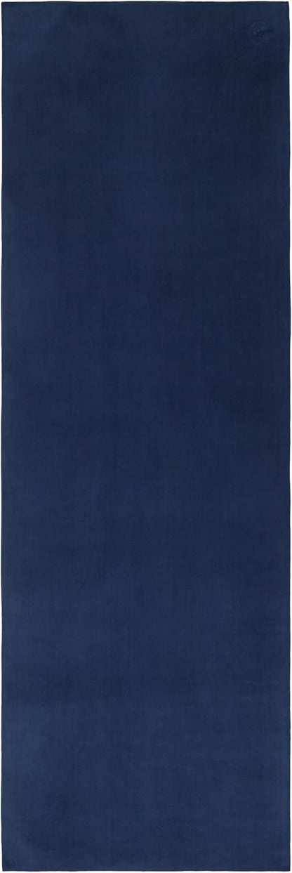 Manduka eQua Hot Yoga Mat Towel - 71" | Rapid Moisture Activated Grip | Ultra Soft Microfiber | Quick Dry | Lightweight, Travel Friendly Mat Layer | 71 x 24 inches | Thunder
