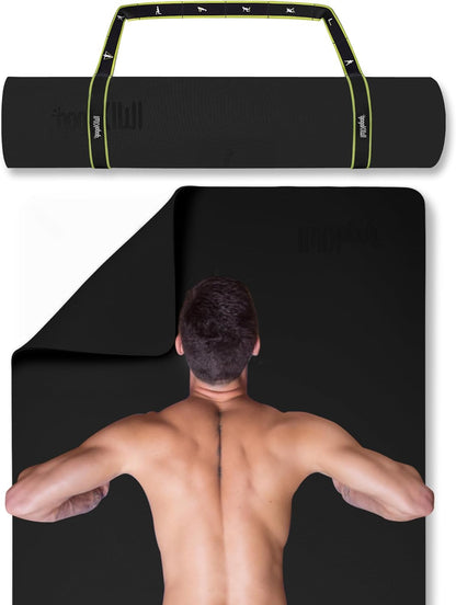 Gogokiwi Extra Wide Yoga Mat for Men Women (72"L x 36"W) Non Slip Fitness & Exercise Mat with Alignment Marks for Yoga, Pilates, Floor Workouts