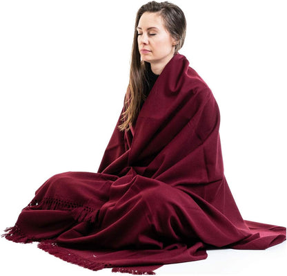 Meditation Shawl or Meditation Blanket, Shawl/Wrap, Oversize Scarf/Stole. Large. Unisex.