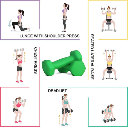 Balelinko Home Gym Equipment Workouts Strength Training Weight Loss Pilates Weights Yoga Sets Weights for Women, Men, Seniors and Youth