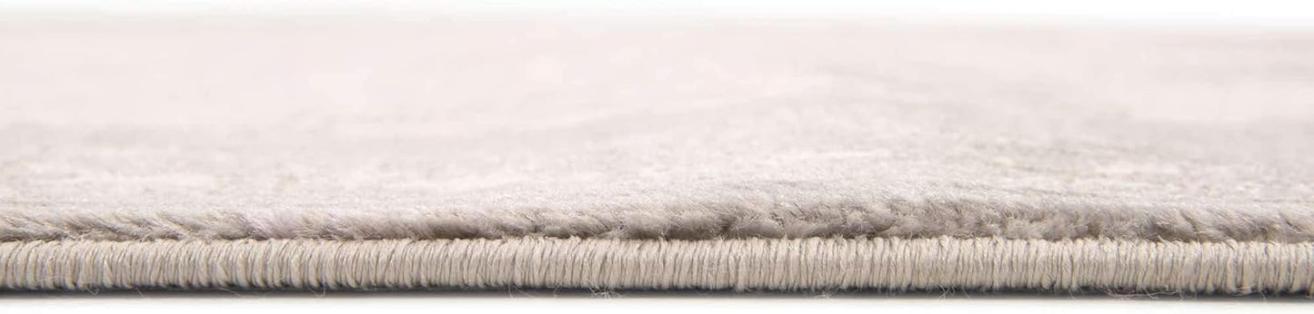 Unique Loom New Classical Collection Area Rug - Olwen (4'Round, Purple/ Gray)