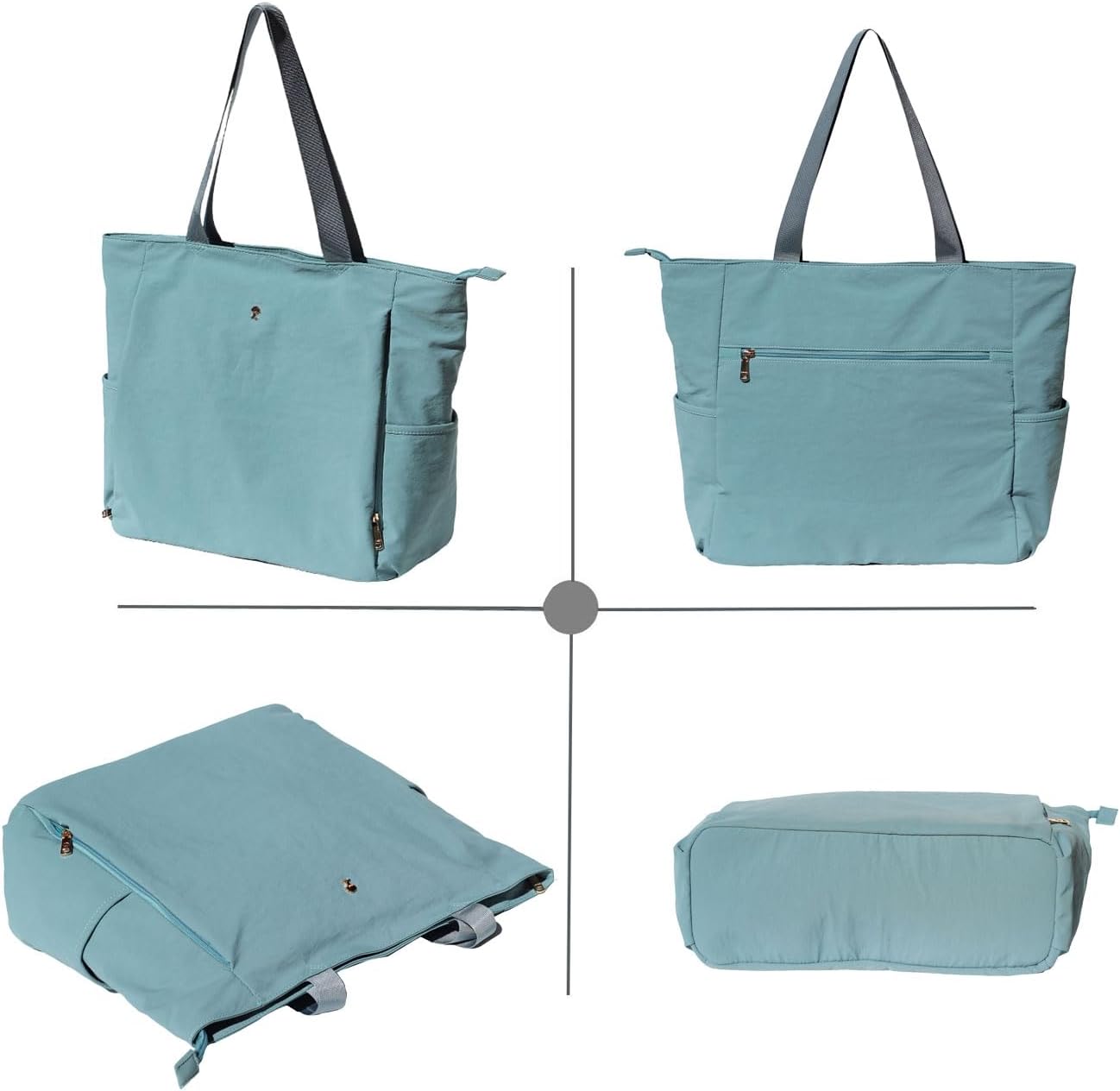 ESVAN Yoga Mat Bag Yoga Tote Carrier Shoulder Bag Carryall Tote for Office,Yoga,Pilates,Travel,Beach and Gym