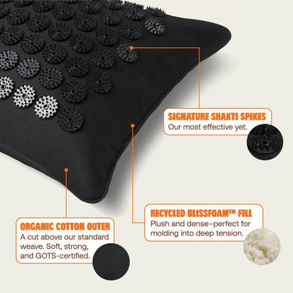 ShaktiMat Acupressure Pillow for Relaxation, Massage Neck Muscles, Relieve Stress & Tension, Similar to Acupuncture, No Needles Required