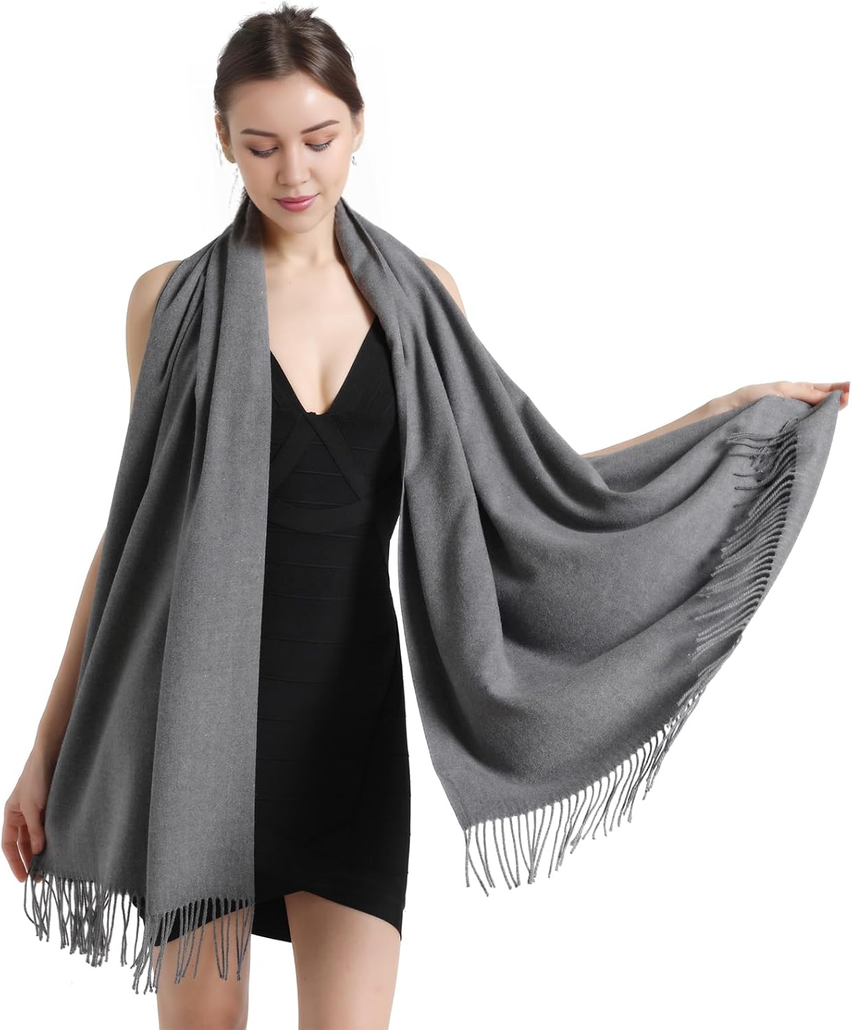 Pashmina Scarf and Shawl - Soft Women Pashminas Wrap for Wedding Evening Party dresses