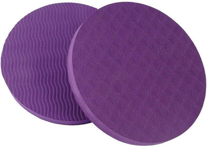 DHmart 6 Colors Eco Yoga Circle Mats Workout Circle Carpet Stool Pad Small Round Pad Yoga Mats Child Mats Cushion (Pack of 2)