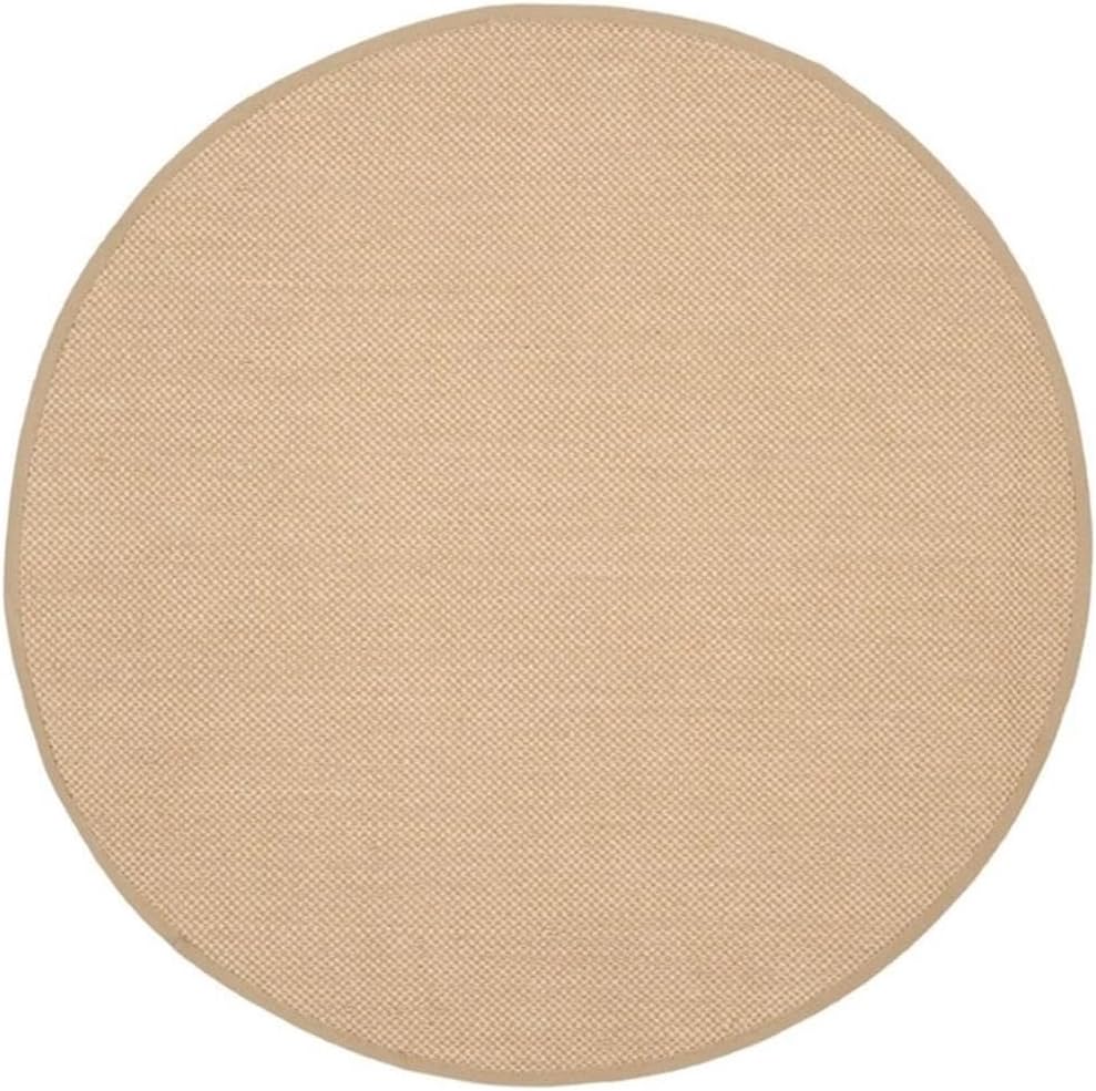 SAFAVIEH Area Rug 11x15 - Natural Fiber Collection - Large - Maize & Linen Color, Sisal, Woven Design with Border (NF141B) - Colors A
