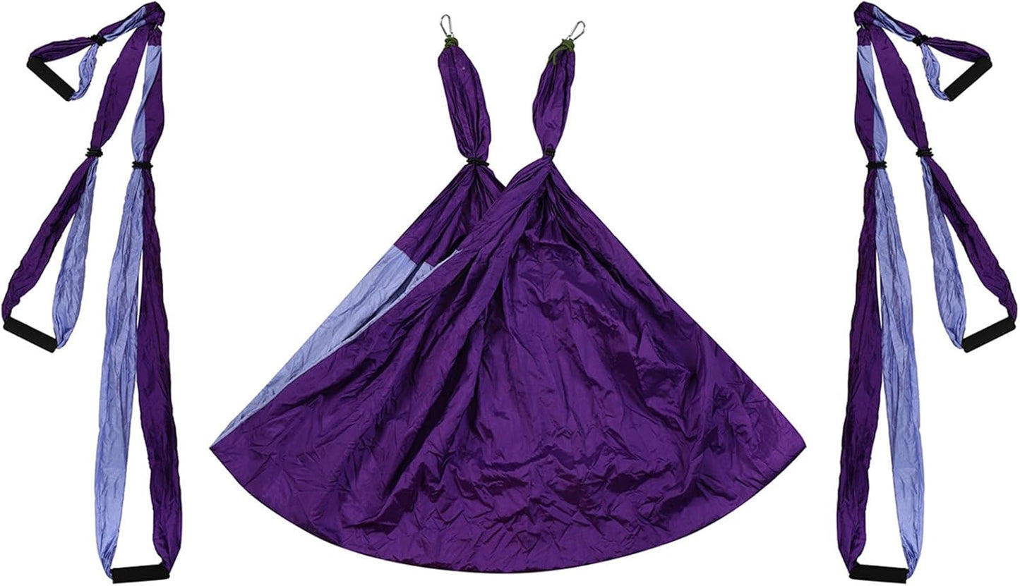 Aerial Yoga Hammock 250x150cm/98.43x59in Parachute Fabric Swing for Inversion Fitness