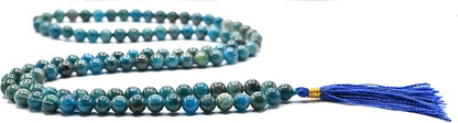Amazing Gemstone 108 Beads Handmade Mala (Knotted, Rudraksha) - Colors B