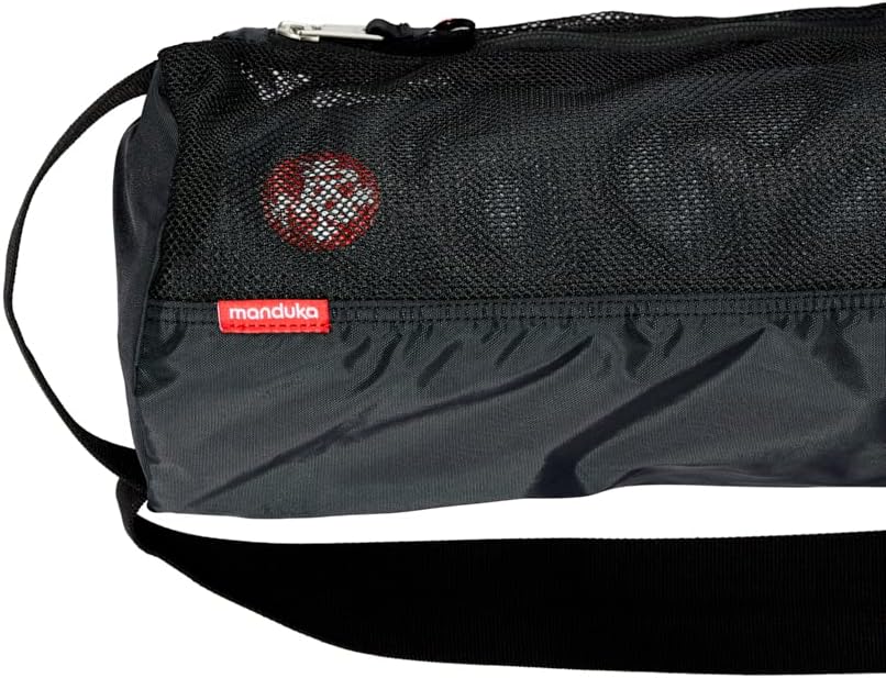 Manduka Breathe Easy Full Zip Yoga Mat Carrier Bag – With Pocket, Adjustable Strap, Suitable for Most Yoga Mats