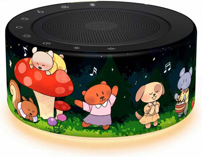 Kipcush Automatic Tibetan Meditation Bowl Sound Machine - 7 Himalayan Tones + 7 Color Night Light - Timer & Touch Control - No Manual Striking for Yoga, Chakra Healing, Stress Relief - Plug In
