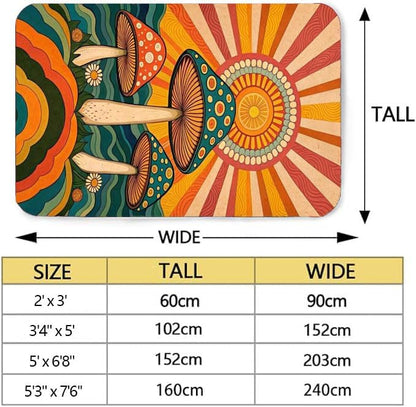 Butterfly Carpet Area Rug - Lovely Butterflies Printed Carpets for Kids Butterfly Theme Living Room Indoor Bedroom Decor Soft Polyester Yoga Mat 2'x3'
