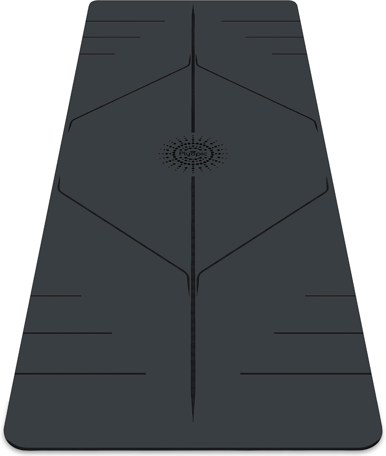 Plyopic. Ultra-Grip Pro Yoga Mat – EXTREME Non-Slip Performance - Dry & Wet Grip - Alignment Lines - Comfortable & Sweat Resistant - For Yoga, Pilates, Exercise, Workout, Bikram & Hot Yoga
