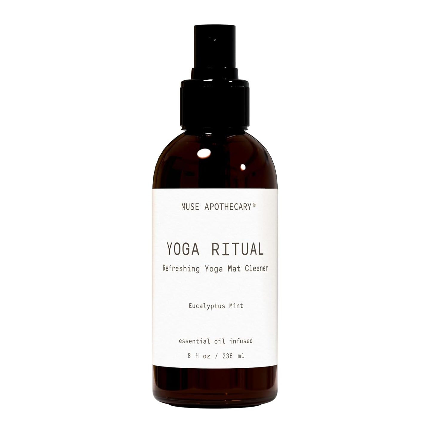 Muse Apothecary Yoga Ritual - Aromatic and Refreshing Yoga Mat Cleaner, 8 oz, Infused with Essential Oils - Eucalyptus Mint
