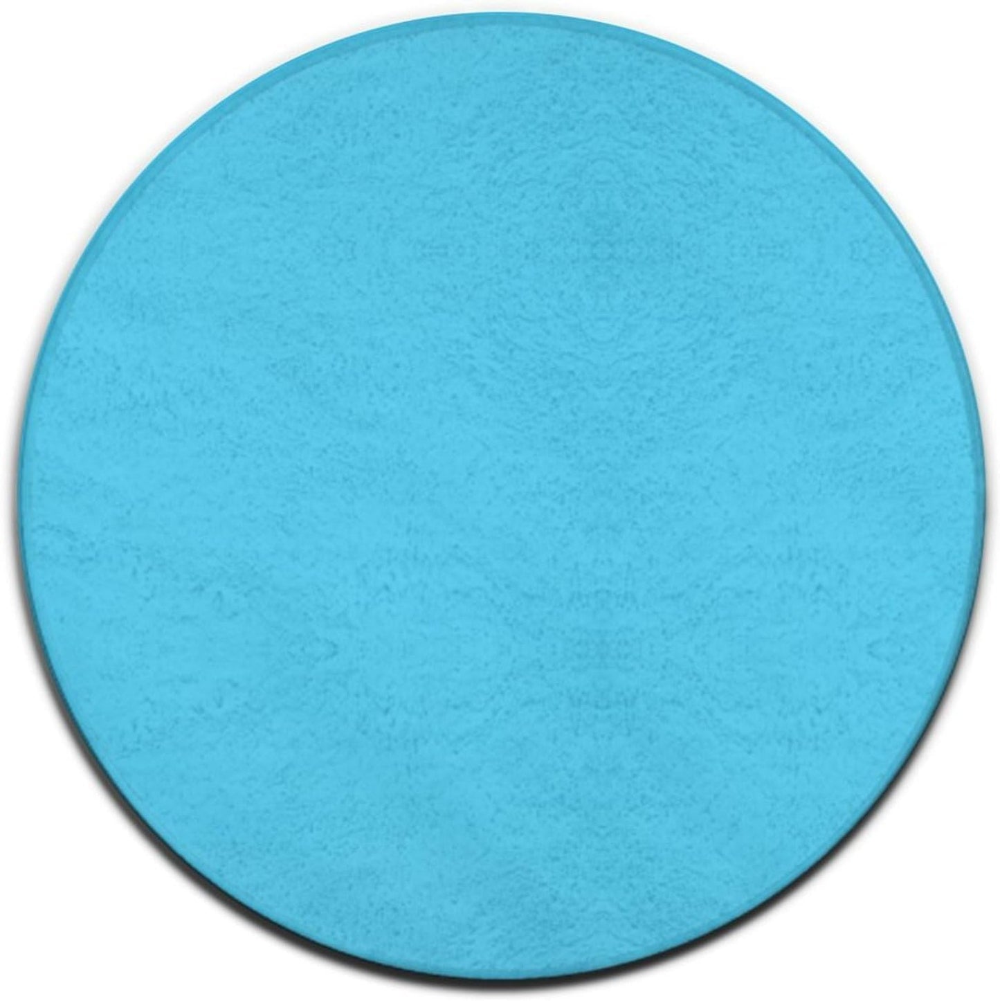 Machine Washable Modern Round Area Rug, Room Sofa Yoga Soft Round Carpet, Home Decor Non Slip Kitchen Office Circle Rug Grey, 24inch
