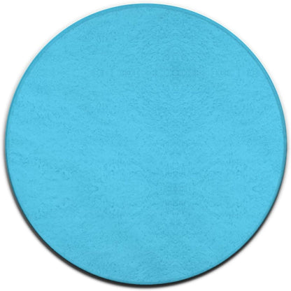 Machine Washable Modern Round Area Rug, Room Sofa Yoga Soft Round Carpet, Home Decor Non Slip Kitchen Office Circle Rug Grey, 24inch