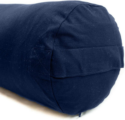 YogaDirect Supportive Round Cotton Yoga Bolster