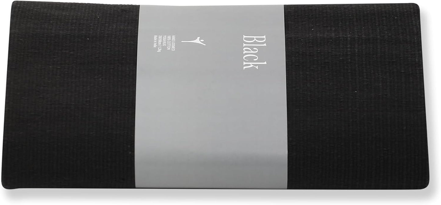 MISZBHA Yoga Rugs & Blanket Indian Cotton Perfect for Restorative Yoga & Meditation Pack of 1