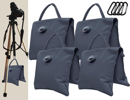 Eurmax USA Photography Sand Weight Bags Heavy Duty Saddlebags for Photography Video Equipments, Backdrop Stand, Light Stand,Photo Tripod, Canopy Tent, Umbrella Base, Fishing Chair,Picnic Table 2-Pack