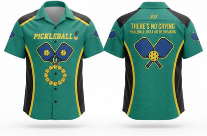 Custom Pickleball Performance Shirt Set – Funny Pickleball Saying Graphic Tee, Polo, Hoodie & Sweatshirt for Men & Women Black