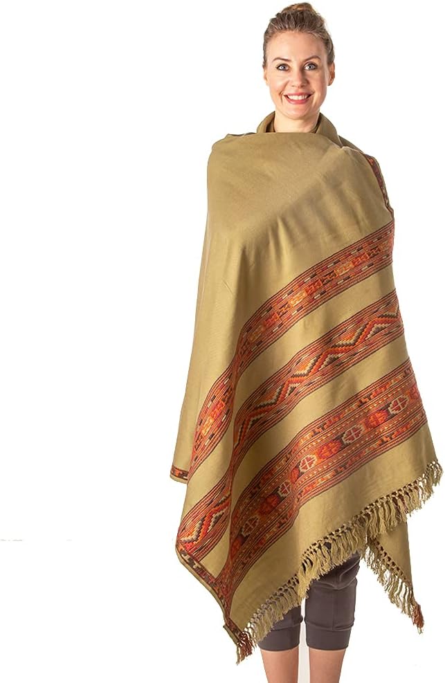 Meditation Shawl or Blanket, Exotic Shawl/Wrap, Oversize Scarf or Stole. Unisex