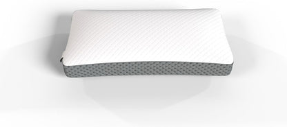 Royal Therapy Memory Foam Pillow, Queen Neck Pain Relief, Contour Cervical Pillow, for Neck and Shoulder Pain, Side, Back and Stomach Sleeper, 24x14x5 inches