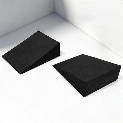 2 Pieces Squat Wedge Block Slant Board Nonslip Heel Elevated Calf Stretch Board Squat Ramp for Strength Yoga Wrist Support