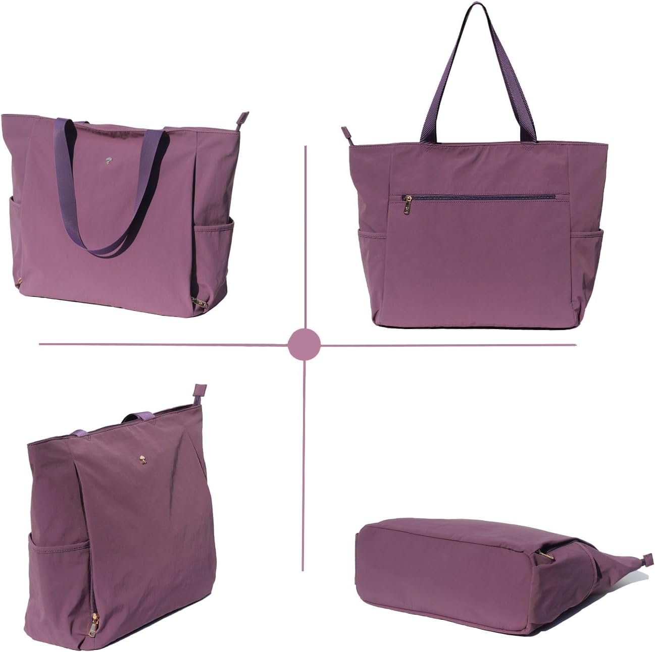 ESVAN Yoga Mat Bag Yoga Tote Carrier Shoulder Bag Carryall Tote for Office,Yoga,Pilates,Travel,Beach and Gym
