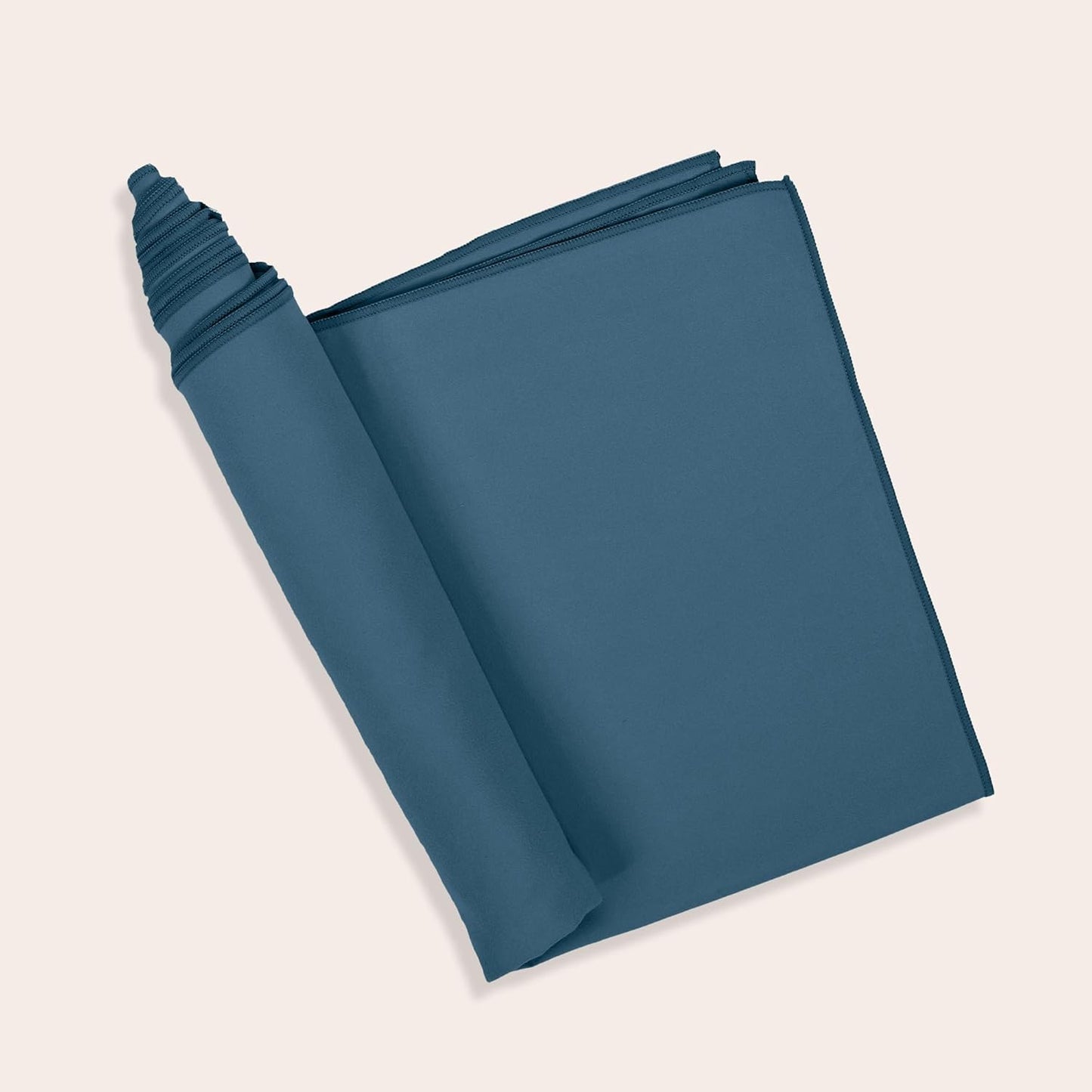 Fittest Pro Non-Slip Hot Yoga Towel with Super-Absorbent Soft Suede Microfiber in Many Colors, for Bikram Pilates and Yoga Mats. (72.00 x 26.50) Frosted Blue